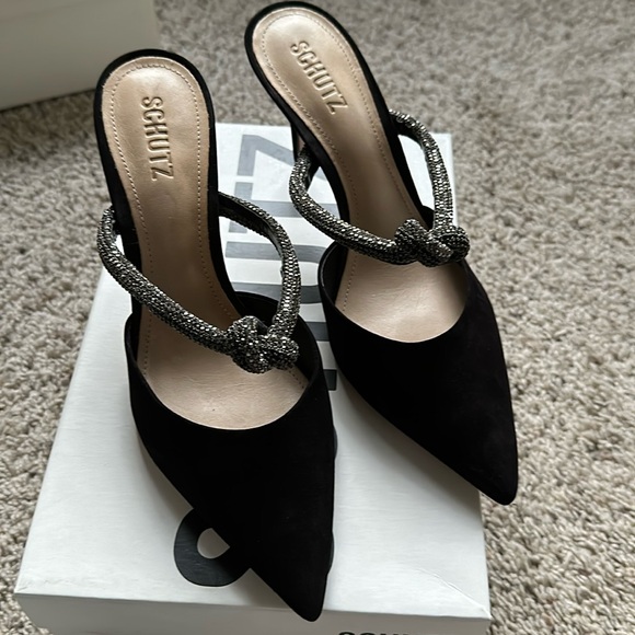 SCHUTZ Shoes - Shultz mules 3.3 inch heel. New in box never worn